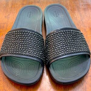 Women’s Crocs brand slides size 7